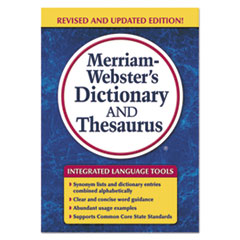 Merriam Webster(R) Paperback Dictionary and Thesaurus