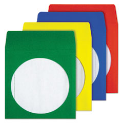 Quality Park(TM) Colored CD/DVD Paper Sleeves