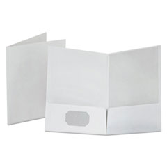 Oxford(TM) Linen Twin-Pocket Folder