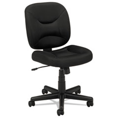 ValuTask Low-Back Task Chair, Center-Tilt, Tension, Lock, Black Sandwich Mesh