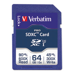 Verbatim(R) SDXC UHS-1 Memory Card