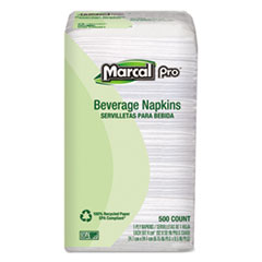 Marcal PRO(TM) 100% Recycled Beverage Napkins