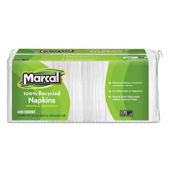 Marcal(R) 100% Recycled Luncheon Napkins