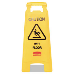 Rubbermaid(R) Commercial Caution Wet Floor Floor Sign