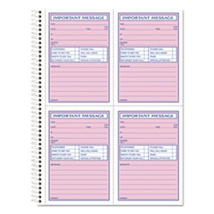 TOPS(TM) Telephone Message Book with Fax/Mobile Section
