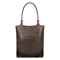 Solo Executive Leather/Poly Bucket Tote