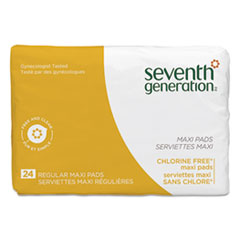 Seventh Generation(R) Chlorine Free Maxi Pads