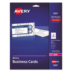 Avery(R) Standard Printable Microperforated Business Cards