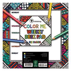 TF Publishing Color Me Weekly Desk Pad