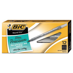 BIC(R) Round Stic(TM) Xtra Precision & Xtra Life Ballpoint Pens