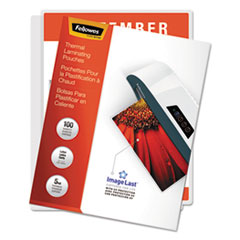 Fellowes(R) ImageLast(TM) Laminating Pouches with UV Protection