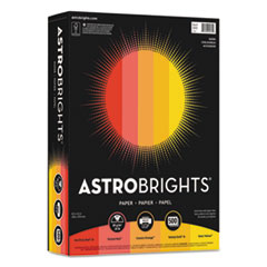 Astrobrights(R) Color Paper - "Warm" Assortment