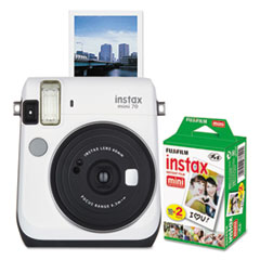 Fujifilm Instax(R) Mini 70 White Camera Bundle