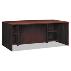 HON(R) BL Laminate Series Breakfront Desk Shell Bow Front
