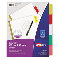 Avery(R) Write-On Big Tab(TM) Paper Dividers