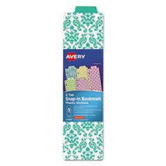 Avery(R) Tabbed Snap-In Bookmark Plastic Dividers