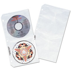 C-Line(R) Deluxe CD Ring Binder Storage Pages