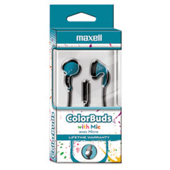 Maxell(R) Colorbuds with Microphone