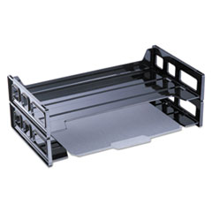 Universal(R) Recycled Plastic Side Load Desk Trays