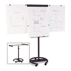 MasterVision(R) 360 Multi-Use Mobile Magnetic Dry Erase Easel