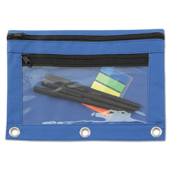 Advantus Binder Pencil Pouch with Two Clear Pockets