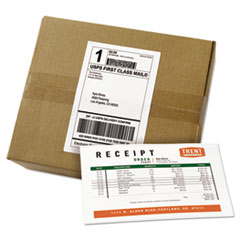 Avery(R) Shipping Labels with Paper Receipt Bulk Pack