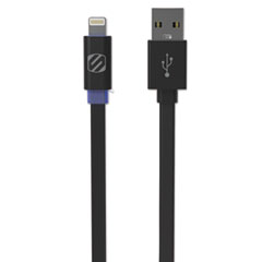 Scosche(R) flatOUT LED Charge & Sync Cable with Charge LED for Lightning(TM) USB Devices