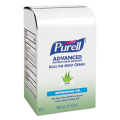 PURELL(R) Instant Hand Sanitizer Refill for 800-mL Bag-in-Box Dispenser