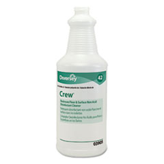 Diversey(TM) Crew(R) Restroom Floor & Surface Non-Acid Disinfectant Cleaner Capped Bottle