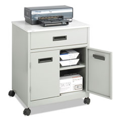 Safco(R) Steel Machine Stand with Pullout Drawer