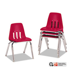 Virco(R) 9000 Series Classroom Chairs, 14" Seat Height