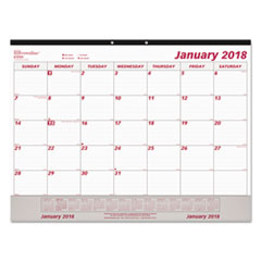 Brownline(R) Monthly Desk Pad Calendar