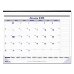 Blueline(R) Net Zero Carbon(TM) Monthly Desk Pad Calendar