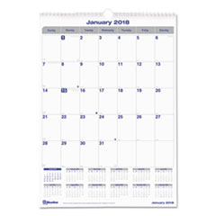 Blueline(R) Net Zero Carbon(TM) Monthly Wall Calendar
