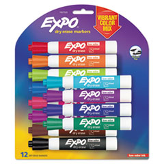 EXPO(R) Low Odor Dry Erase Vibrant Color Markers