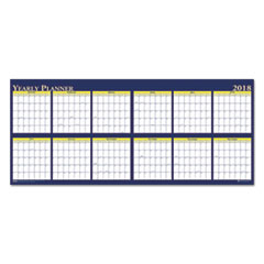 House of Doolittle(TM) 100% Recycled Reversible Yearly Wall Planner