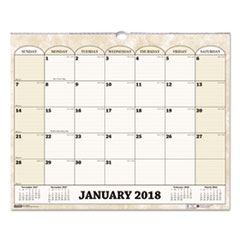 House of Doolittle(TM) 100% Recycled Monthly Horizontal Wall Calendar
