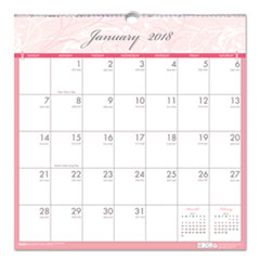House of Doolittle(TM) Breast Cancer Awareness 100% Recycled Monthly Wall Calendar