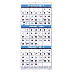 House of Doolittle(TM) 100% Recycled Three-Month Format Wall Calendar