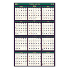 House of Doolittle(TM) Four Seasons Write-On/Wipe-Off Business & Academic Year 100% Recycled Wall Calendar