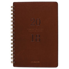 AT-A-GLANCE(R) Signature Collection(TM) Distressed Brown Weekly Monthly Planner