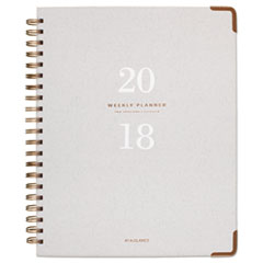 AT-A-GLANCE(R) Light Gray Wirebound Weekly/Monthly Planners