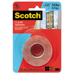 Scotch(R) Permanent Clear Mounting Tape