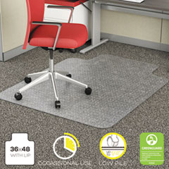 deflecto(R) EconoMat(R) Occasional Use Chair Mat for Commercial Flat Pile Carpeting