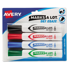Avery(R) MARK A LOT(R) Desk-Style Dry Erase Marker