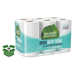 Seventh Generation(R) 100% Recycled Bathroom Tissue Rolls
