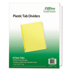 Office Essentials(R) Plastic Insertable Dividers