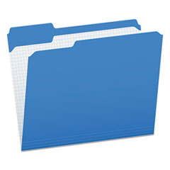 Double-Ply Reinforced Top Tab Colored File Folders, 1/3-Cut Tabs: Assorted, Letter Size, 0.75" Expan
