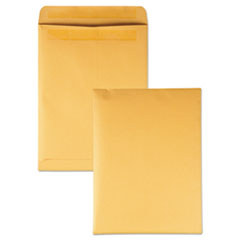 Redi-Seal Catalog Envelope, #10 1/2, Cheese Blade Flap, Redi-Seal Adhesive Closure, 9 x 12, Brown Kr