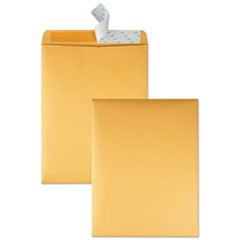 Redi-Strip Catalog Envelope, #13 1/2, Cheese Blade Flap, Redi-Strip Adhesive Closure, 10 x 13, Brown
